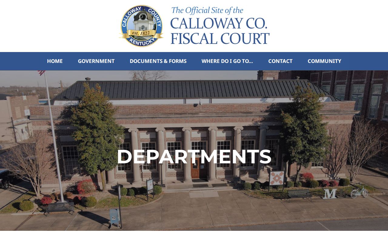 Calloway County criminal record department directory
